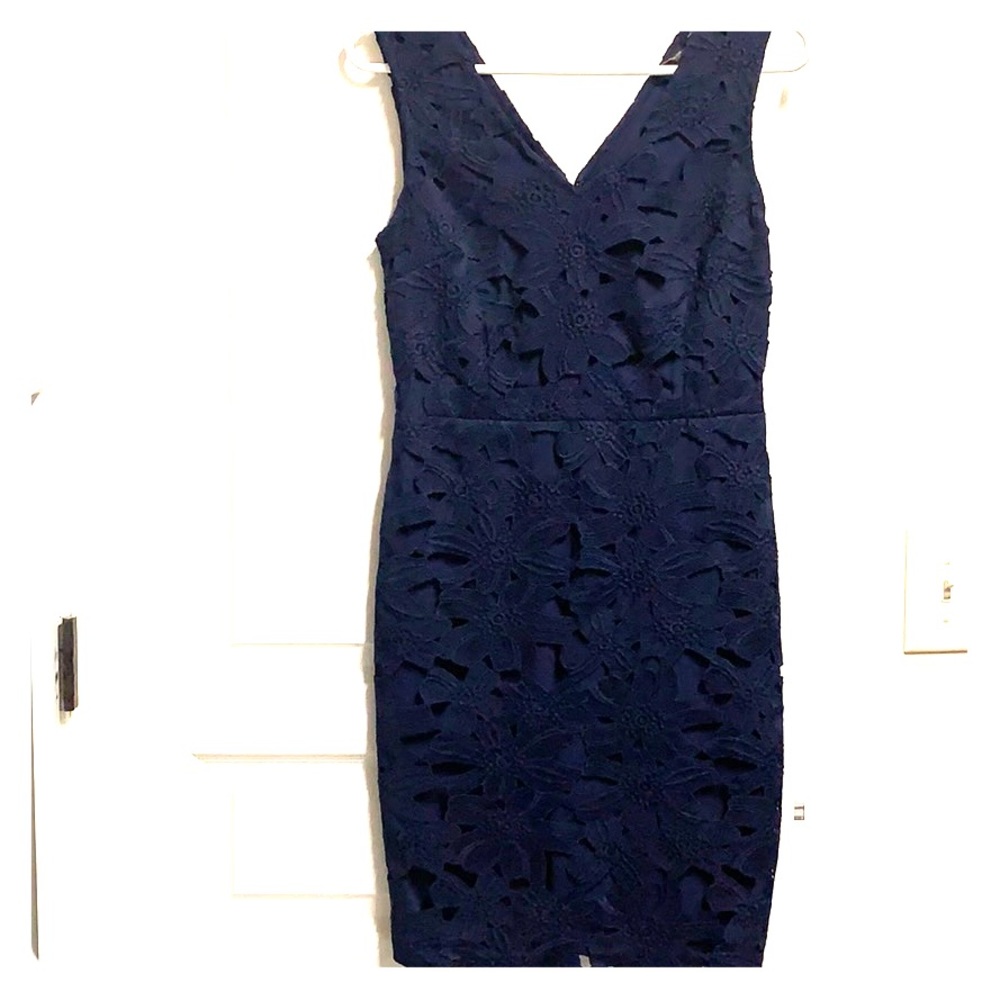 NWT Banana Republic Factory Navy Floral Dress
